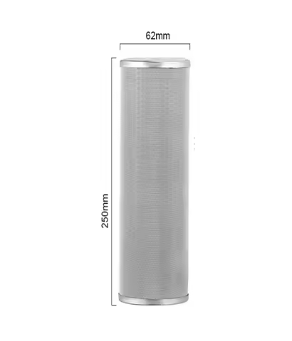 10 inch 200 mesh 304 stainless steel filter 120 front filter ultra-fine filter element 400 mesh 800（