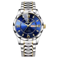 ROCHAM jam tangan cowok dewasa anti air ori 2024 jam tangan rolex automatic pria keren import besi