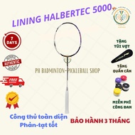 [Worn string - Free bag + Wrap] Genuine Lining Halbertec 5000 4U Badminton Racket,