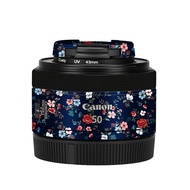 Meiran Suitable for Canon RF50F1.8 Lens All-Inclusive Protective Film Lens Sticker 3M Cartoon Cute S