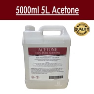 5 Litre 100% Pure Acetone ( 5L ) Professional Nail Salon Remover Manicure Pedicure