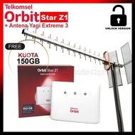 Paket Antena Yagi Extreme 3 + Home Router Telkomsel Orbit Star Z1 4G [