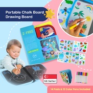 [SG Ready Stock] Portable Chalk Board Drawing Board Toy Painting for Kids Christmas Gift / Goodie Ba