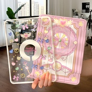 zoyu | Ốp Lưng iPad Air 6 trong Suốt Có Thể Xoay 11-inch