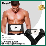 CkeyiN EMS Intelligent Heating Fitness Massage Belt Electric EMS Abdominal Muscle Stimulator Body Bu