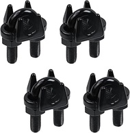 Antrader M10(3/8") Wire Rope Cable Clip Clamp,4Pcs Wire Rope Clip U Bolt Saddle Fastener,316 Stainle