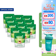[12 ถุง] Equal Stevia หญ้าหวาน อิควล สตีเวีย ผลิตภัณฑ์ให้ความหวานแทนน้ำตาลจากหญ้าหวานธรรมชาติ ขนาด 1