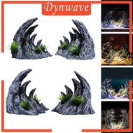 [Dynwave] Tank Rock Cave Hiding Cave Aquarium Cave Cichlid Hideout Cave Landscape Stone Artificial D