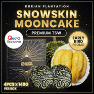 Premium BG Charcoal Snowskin Durian Mooncake 🥮 (130g x 4pcs) [Season Special.]