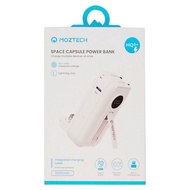 MOZTECH 太空艙行動電源 5000mAh Lightning 櫻花粉