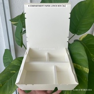 4 Compartment Paper Lunch Box (IMP-4L)- 400's