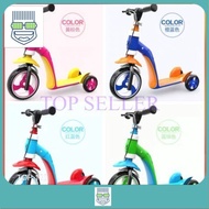 2in1 Scooter Balance Bike 2 in 1 Tricycle 3 Wheels Trainer Toddler Bicycle Walker Lightweight Childr