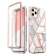 2021I-BLASON For iPhone 11 Pro Max Case 6.5 inch (2019) Cosmo Full-Body Glitter Marble Bumper Case with Built-in Screen Protector