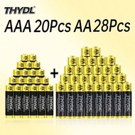 48pcs Battery Combo Pack, 20pcs AAA + 28pcs AA 1.5V Alkaline Batteries, Universal For Wireless Mouse