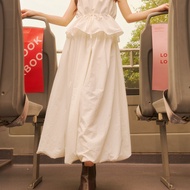 lookbooklookbook parachute skirt white