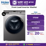 Haier 8kg Front Load Super Inverter Washing Machine / Steam / Hygiene Care / Pillow Drum - HW80-BP12