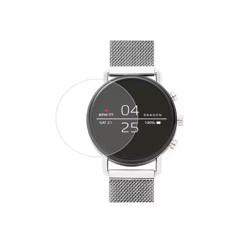 5pcs Tempered Glass For Skagen Falster 2 Smartwatch Anti Scratch Screen Protector film Guard Full Co