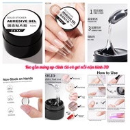 Up nail shaping glue - embossed gel painting - stone setting - 3D swirl