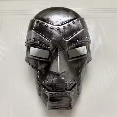 Dr Doom Mask Cosplay Victor Von Doom Thicken Plastic Masks Halloween Carnival Dress Up Party Costume