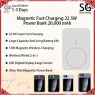 Magnetic Powerbank 22.5W Fast Charging 20000mAh Wireless Power Bank Portable Charger