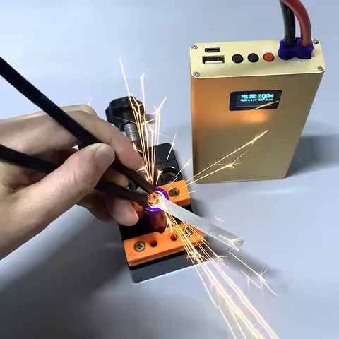 DX10 Mini Spot Welding Machine 10600mAh OLED Screen Adjustable Battery Spot Welder 0.1/0.12mm Nickel