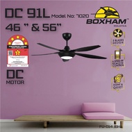 BOXHAM DC 91L 46'' BABY LED CEILING FAN / 56'' LED CEILING FAN WITH REMOTE CONTROL