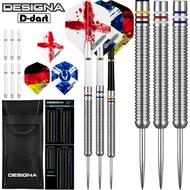 DESIGNA STEEL TIP DARTS - 24G Patriot X Darts 90% TUNGSTEN DART SET ORIGINAL STEEL DART