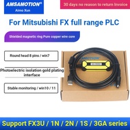 Compatible with Mitsubishi FX/1N/1S/2N/3U3S Series PLC Programming Cable USB-SC09-FX Data Download C