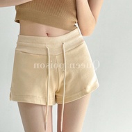 Drawstring Shorts Women Thin Style Yuppie High Waist American Sports Three-point Pants Hot Girl Hot 