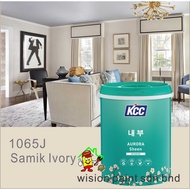 1065J SAMIK IVORY ( 5L ) KCC AURORA Sheen Interior Paint / Cat Kilat Boleh Lap / korea paint 5 Liter
