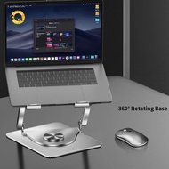 Laptop Stand 360° Adjustment With Fan Carbon Steel Laptop Stand Laptop Cooler Laptop