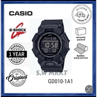 Casio G-Shock Men Digital Watch GD-010-1A1  Black Resin Strap