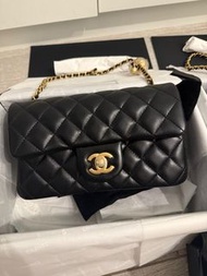 Chanel Classic Flap Bag 20cm 黑色金球