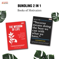Bundling 2 in 1 Philosophical Quotes Book & Motivational Quotes in English - Indonesian [Alexander B