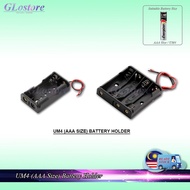 AAA SIZE BATTERY HOLDER WITH WIRES UM4X2 UM4X4 PEMEGANG BATERI SAIZ AAA SIZE AAA BATTERY HOLDER R03 