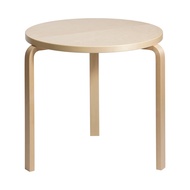 北歐櫥窗/Artek Aalto Table round 90B 圓桌(原色桌面、75 公分)
