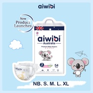 【NEW】Aiwibi Premium Natural Night Diapers Tape Pants - S/M/L/XL/XXL