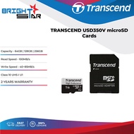 TRANSCEND USD350V MicroSD Card - 64GB/128GB/256GB