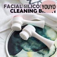 3D Double Sides Facial Cleanser Brush Silicone Brushes Deep Clean Manual Wash Face Tools