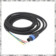 HiFi 3-Wire Subwoofer Cable Speakon to Spade End Sub Speaker Cable for REL/MJ Acoustics, 0.5m