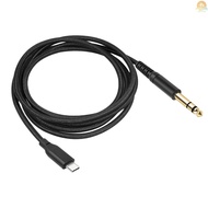 Fast Ship 9.8ft 6.35mm Male to Type-C Male Audio Cable Built-in Digital-to-Analog Chip Plug and Play