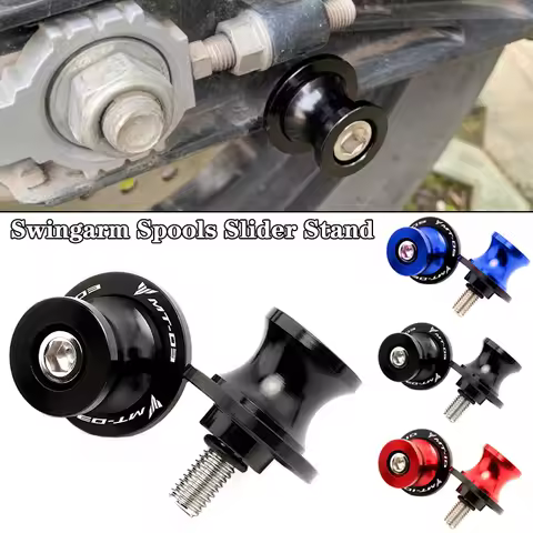 For Yamaha MT09 MT01 MT03 MT07 MT10 MT 01 03 07 09 10 06 2024 SwingArm Spools Sliders Stand Screws B