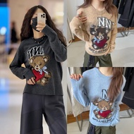 GANNI Women's Early Autumn Tibetan Lettering Wool Mohair Blend Sweater