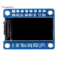 IPS RGB Display 0.96 Inch 7P SPI HD 65K Full Color LCD Module ST7735 Drive IC 80X160 (Not OLED)
