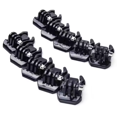 10pcs Buckle Clip Basic Mount for Gopro Go Pro Hero HD5 6 7 8 9 10 11 13Accessories Case Helmet for 