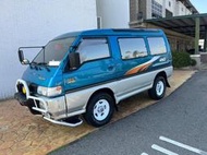 1997年 三菱綠世界【2.5 藍銀色 自排 柴油 4WD 全景天窗 屋頂超美無鏽  一手車  整車漂亮無鏽  車況佳 