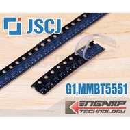 (100 Pcs) [TR] G1 MMBT5551 (SOT-23) JCET TR NPN 0.6A 160V 0.3W