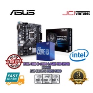 Intel Socket S1200 Core I3-10100 3.6Ghz Processor 10th Gen W/ Asus Socket S1200 H410M-K Prime Mother