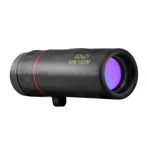 60X21 High Magnification HD Monocular Telescope Waterproof Mini Telescope Portable Zoom 10X Outdoor 