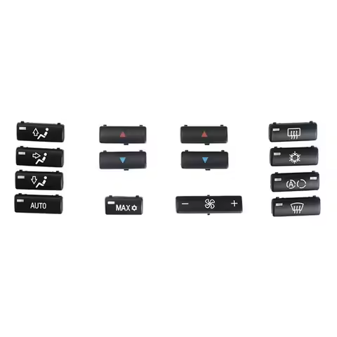 A57E-Replacement Climate A/C Control Control Panel Car Button Key Caps Part For BMW E39 E53 M5 X5